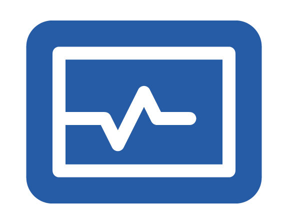 icon of heartbeat monitor