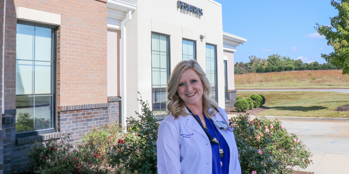Family nurse practitioner Alyssa Sherrill is making a big difference in little lives